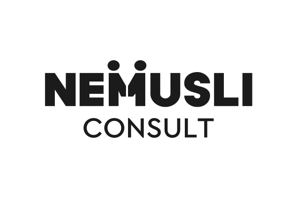 Логотип и фирменный стиль NEMUSLI CONSULT — дизайн ANV BRAND.