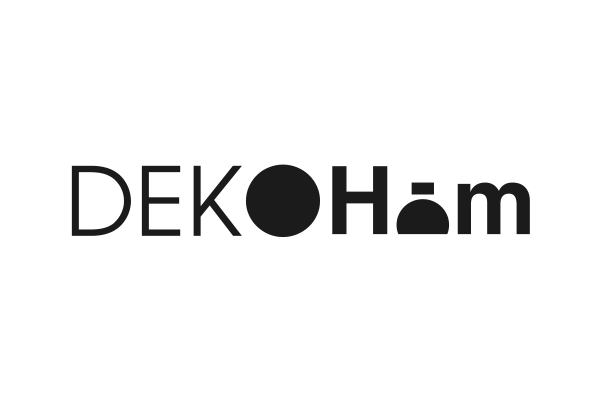 Логотип мебельного магазина DEKOHom — разработка ANV BRAND.