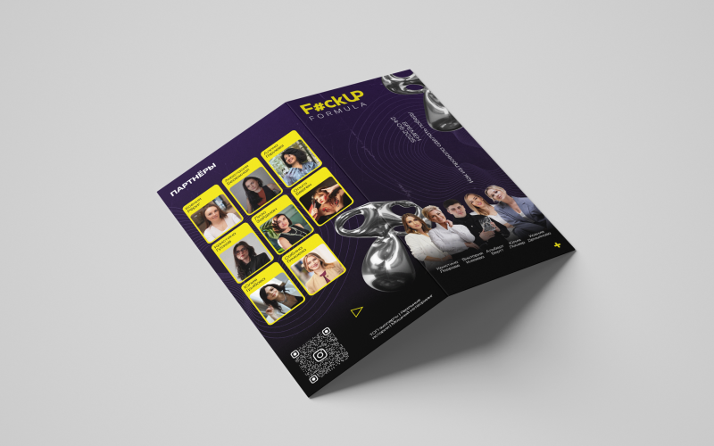 2-Fold Brochure PSD Mockup