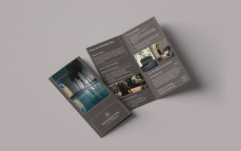 DL Bi-Fold Brochure Free Mockup