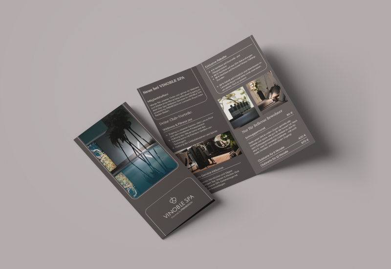 DL Bi-Fold Brochure Free Mockup